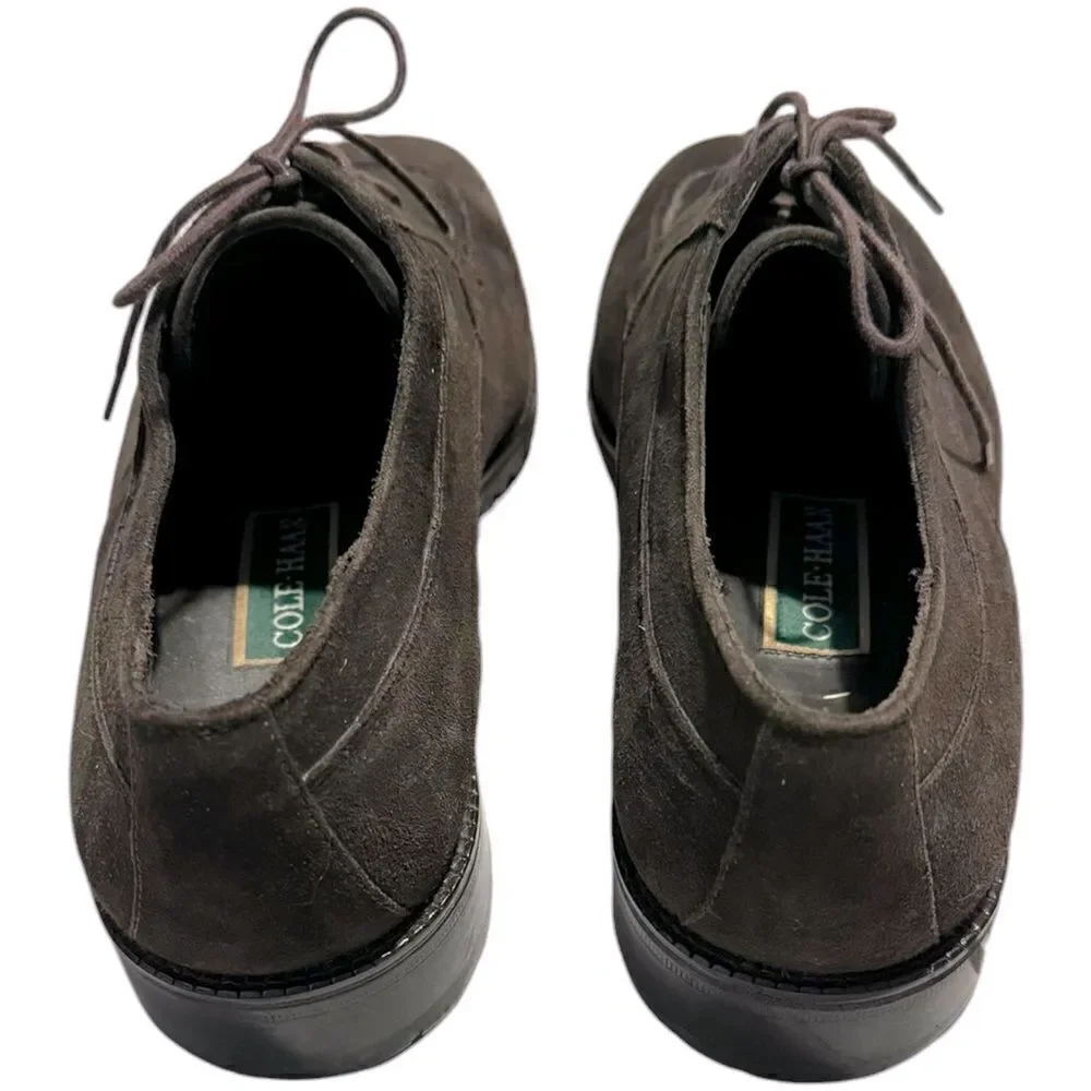 Cole Haan Suede NikeAir Sole Split-Toe Lace-up Oxford Sz 9 Perfect Condition